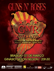 Guns N' Roses @ Ginásio Nilson Nelson - Brásilia, Brésil [07/03/2010]