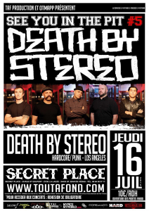 Death By Stereo @ Secret Place - Saint Jean de Vedas, France [16/07/2015]