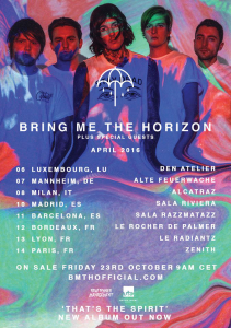 Bring Me The Horizon @ Den Atelier - Luxembourg, Luxembourg [06/04/2016]