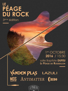 Le Péage Du Rock @ Salle Baptiste Dufeu - Le Péage-de-Roussillon, France [01/10/2016]