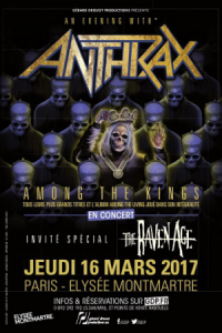 Anthrax @ L'Elysée Montmartre - Paris, France [16/03/2017]