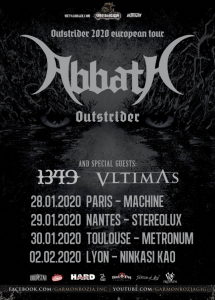 Abbath @ Le Stereolux - Nantes, France [29/01/2020]