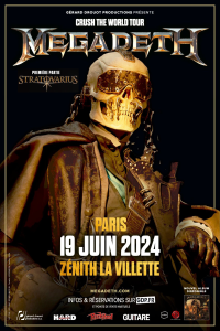 Megadeth @ Le Zénith - Paris, France [19/06/2024]