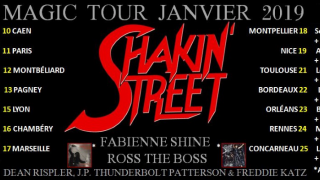 SHAKIN' STREET • En tournée francaise