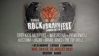ROCK YOUR BRAIN FEST 2022 Gagnez votre pass 2 jours pour le festival