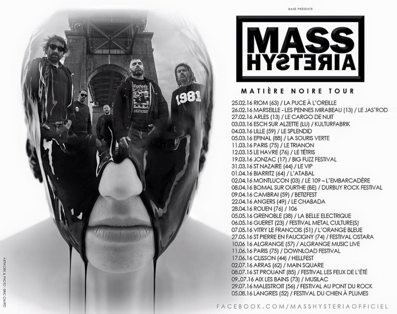 MASS HYSTERIA L’album « Matière Noire » en vinyl édition limitée Actu