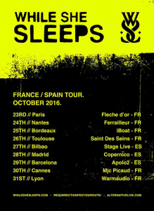 While She Sleeps @ Sala Apolo - Barcelone, Espagne [29/10/2016]